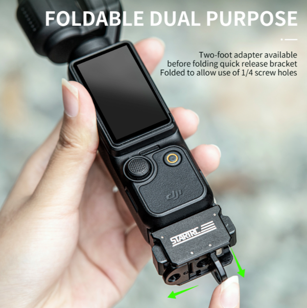 Швидкознімний металевий адаптер STARTRC для DJI Pocket 3 (1138603) - зображення 5