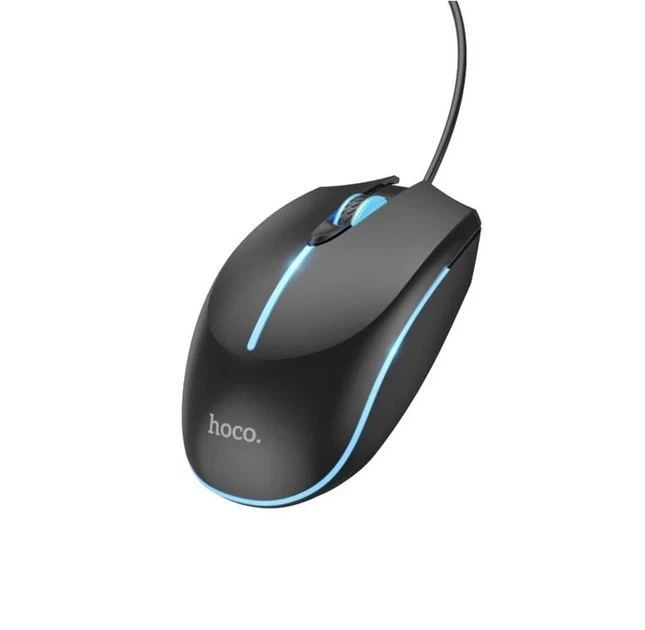 Миша ігрова дротова Hoco GM37 Gaming Mouse (Black/RGB) - Фото 2 Миша ігрова дротова Hoco GM37 Gaming Mouse (Black/RGB) - зображення 2