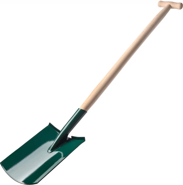 Лопата металева Kadax 117 x 19 см Зелена (K1346) - зображення 2