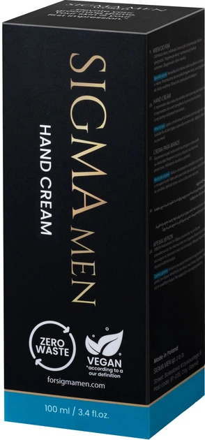 Krem do rąk Sigma Men nawilżający 100 ml (5906770232007) - obraz 3