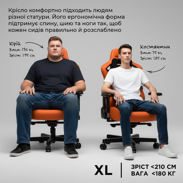 Кресло геймерское игровое Anda Seat Kaiser 3 Size XL до 180 кг