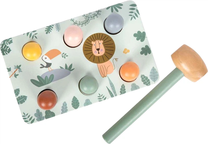 Ławka młotkowa Small Foot Safari drewniana 5420192 (4020972127402) - obraz 3