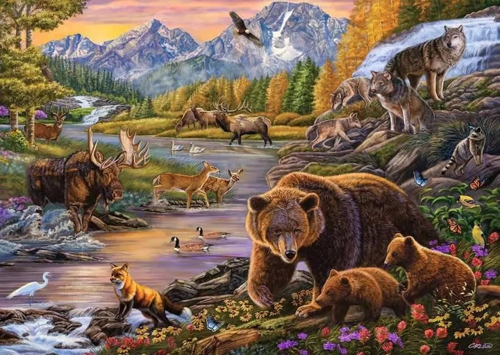 Puzzle Ravensburger Wilderness 500 elementów (4005556167906) - obraz 2