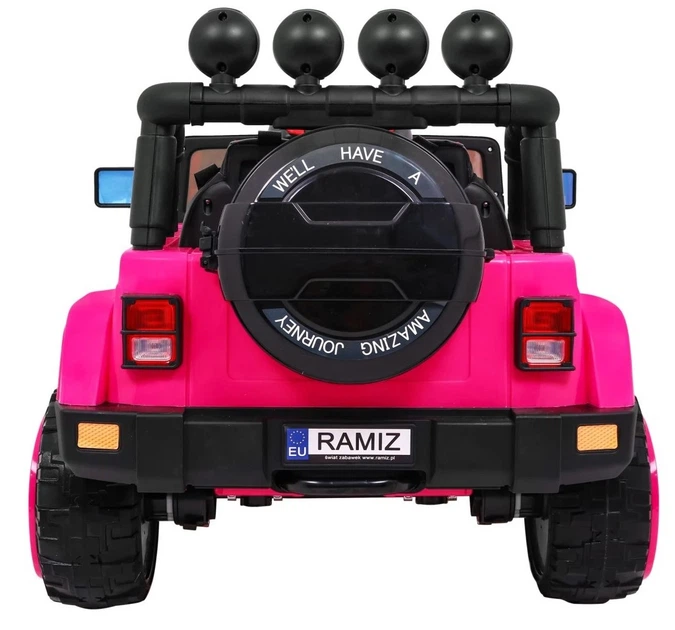 Samochód elektryczny dla dzieci Full Time 4WD Różowy (5903864904666) - obraz 6