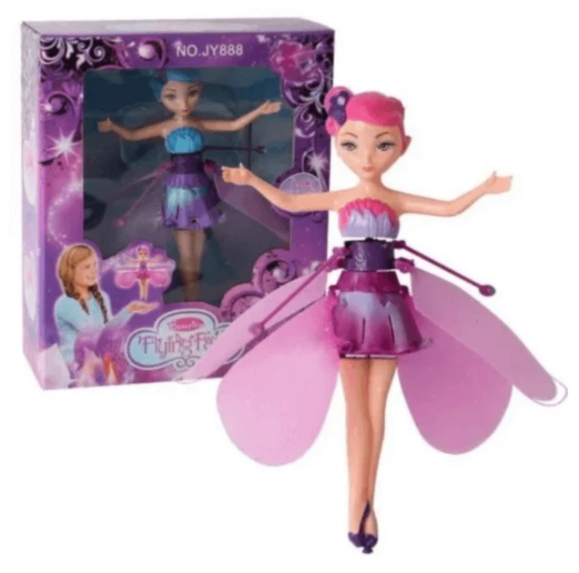 Детская летающая кукла фея Smart kids Fairy Flying Ball RC Интерактивная индукционная игрушка на аккумуляторе летающая - зображення 4