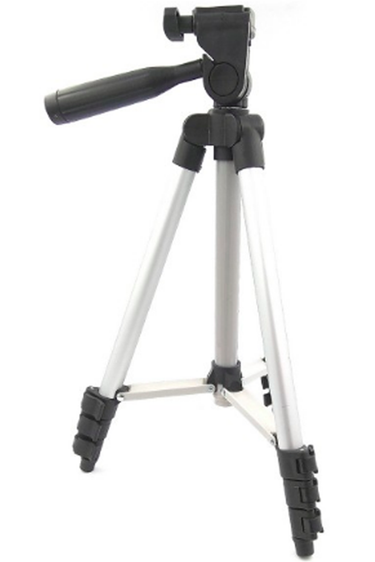 Штатив телескопический для телефона Weifeng WT-3110A - Высота 35-106см - Трипод для GoPro камеры и фотоаппарата - до 2,5кг - Фото 1 Штатив телескопический для телефона Weifeng WT-3110A - Высота 35-106см - Трипод для GoPro камеры и фотоаппарата - до 2,5кг - изображение 1