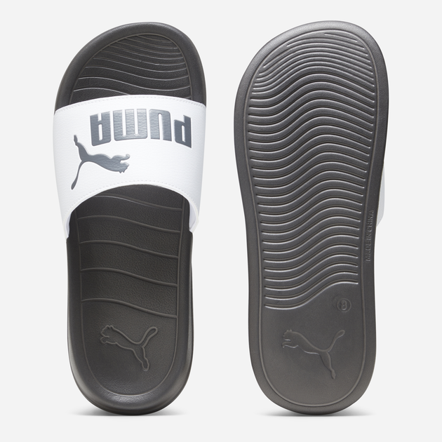 Мужские шлепанцы для пляжа Puma Popcat 20 37227936 42 (8UK) 27 см White/Dark Coal (4099683370452) - Фото 4 Мужские шлепанцы для пляжа Puma Popcat 20 37227936 42 (8UK) 27 см White/Dark Coal (4099683370452) - изображение 4