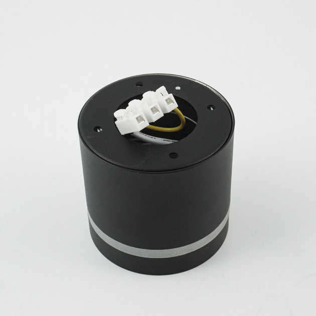 Светильник накладной GUSTA 1xGX53 черный BLACK Luminaria 220V (под сменную LED лампу GX53) точечный Ø82x70мм - изображение 4