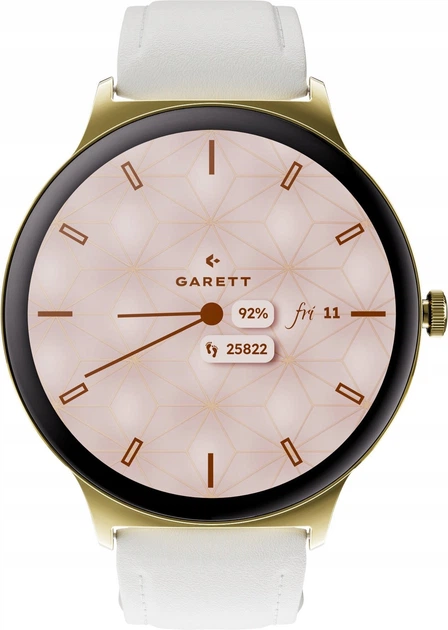 Smartwatch Garett Verona 2 Złoty-Stalowy (5904238487013) - obraz 7