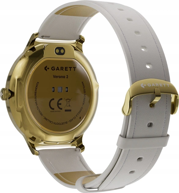 Smartwatch Garett Verona 2 Złoty-Stalowy (5904238487013) - obraz 10