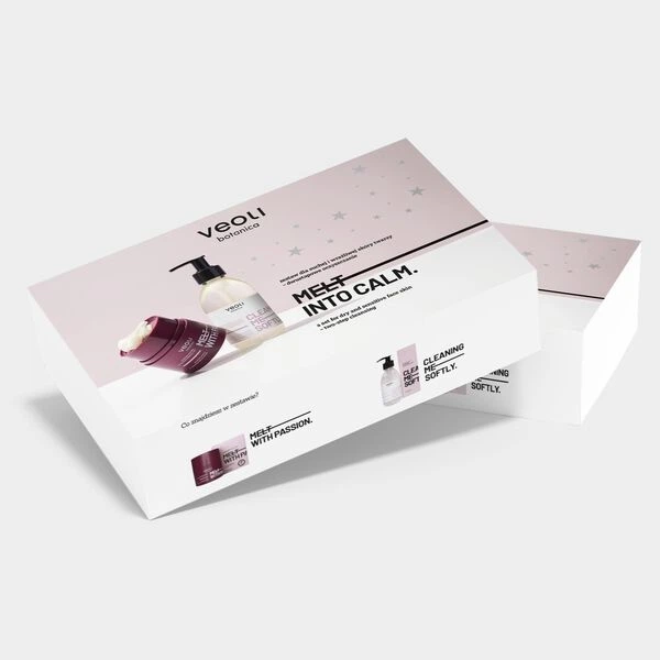 Zestaw do pielęgnacji twarzy Veoli Botanica Melt Into Calm Maselko do demakijazu 40 g + Żel do mycia twarzy 190 ml (5907190822748) - obraz 2