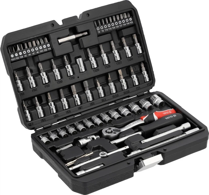 Набір інструментів YATO YT-14502 68 елементів (5906083121852) - зображення 2