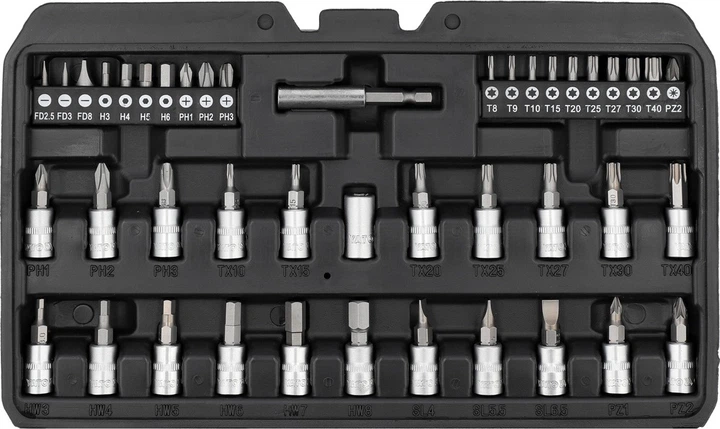 Набір інструментів YATO YT-14502 68 елементів (5906083121852) - зображення 4