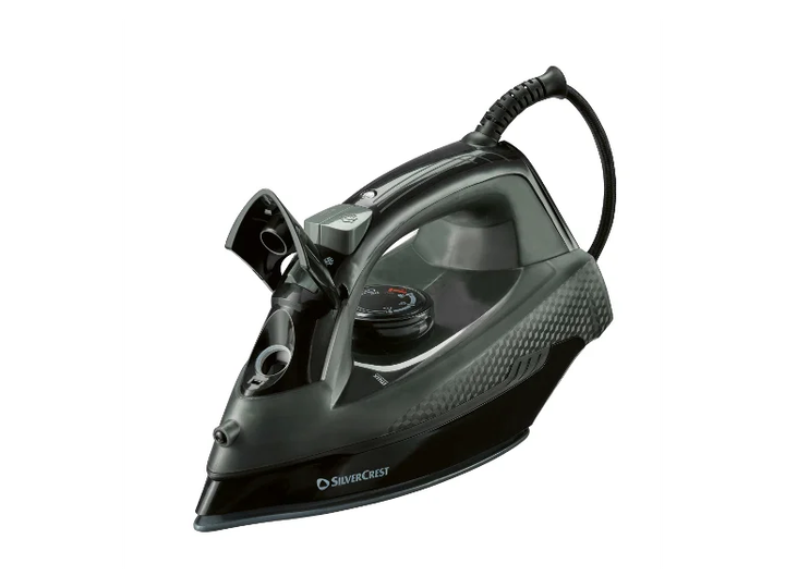 Паровой утюг SilverCrest SDBG 2200 A1 керамическая подошва 2180 Вт Black/Grey - изображение 4