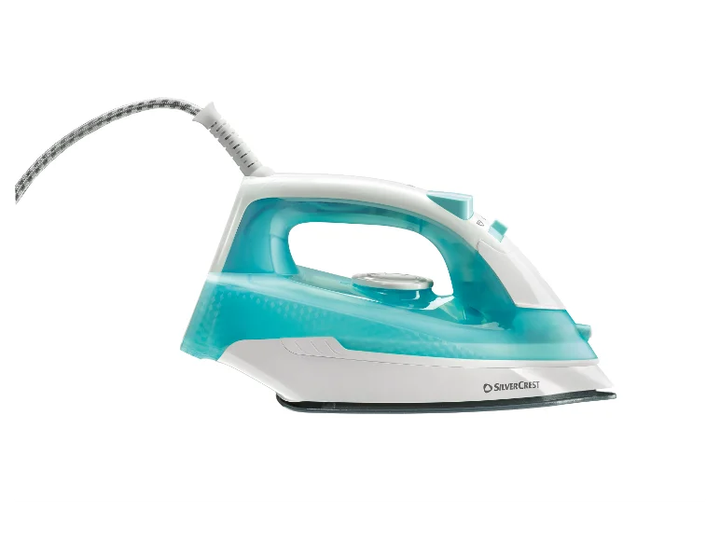 Паровой утюг SilverCrest SDBG 2200 A1 керамическая подошва 2180 Вт White/Turquoise - изображение 2