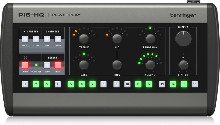 Mikser audio Behringer P16-HQ (0609-AAP86-EU1) - obraz 1