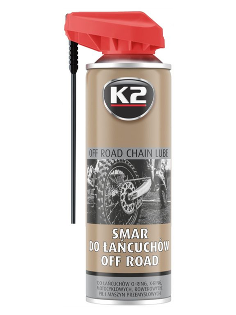 Смазка жидкая для смазки цепей K2 PRO OFF CHAIN LUBE 500 мл (W140) - изображение 7