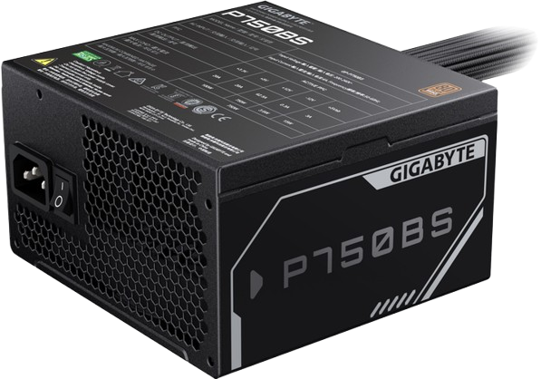 Блок живлення Gigabyte 750W 80+ Bronze (GP-P750BS) - изображение 3