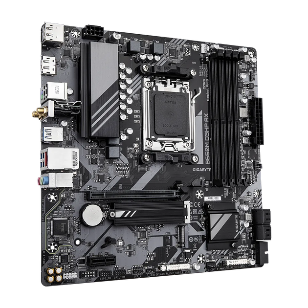 Материнська плата Gigabyte B650M D3HP AX Socket AM5 (B650M D3HP AX) - Фото 2 Материнська плата Gigabyte B650M D3HP AX Socket AM5 (B650M D3HP AX) - изображение 2