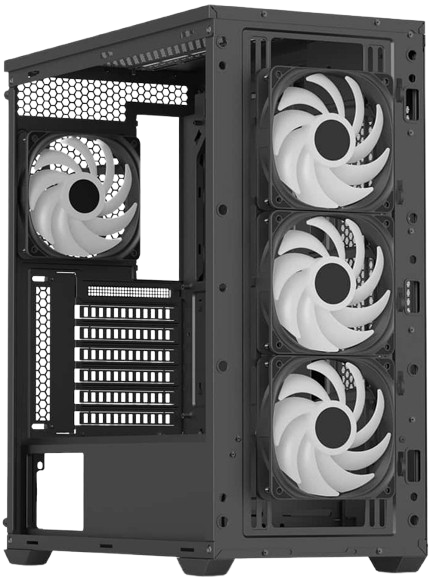 Корпус AeroCool D502A-G-BK-v1 ARGB Black (ACCM-DS02043.11) - изображение 5