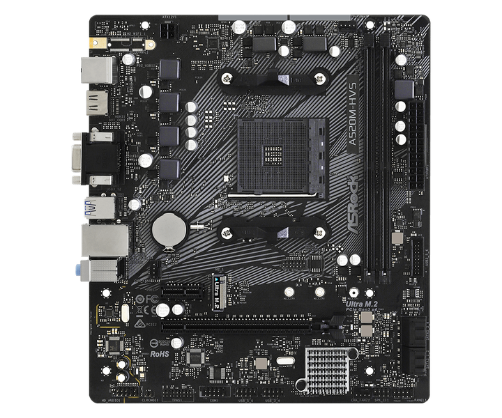 Материнська плата ASRock A520M-HVS Socket AM4 (A520M-HVS) - Фото 1 Материнська плата ASRock A520M-HVS Socket AM4 (A520M-HVS) - изображение 1