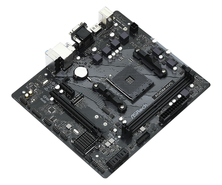 Материнська плата ASRock A520M-HVS Socket AM4 (A520M-HVS) - Фото 2 Материнська плата ASRock A520M-HVS Socket AM4 (A520M-HVS) - изображение 2