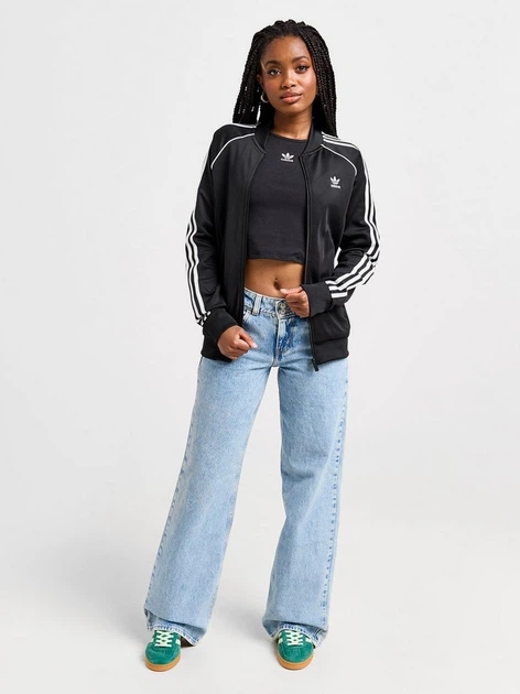 Толстовка на молнии без капюшона женская Adidas Originals Sst