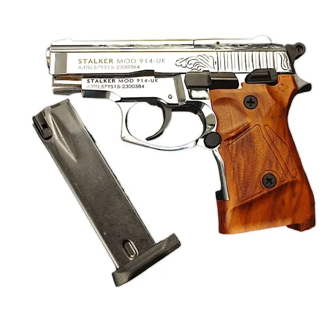 約41cm 槍付き 騎士の金属製像 Стартовый СХП 17) Glock (охолощенный Haki 917 STALKER пистолет アンティーク雑貨