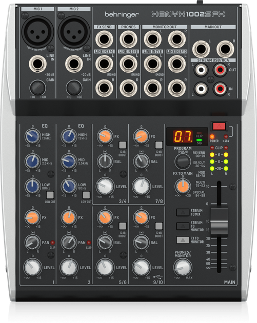 Mikser audio Behringer XENYX 1002SFX (1002SFX) - obraz 1