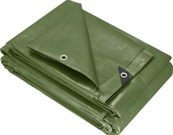 Брезент Springos 4 x 6 м 120 г/м2 Зелений (GA2130) - зображення 3