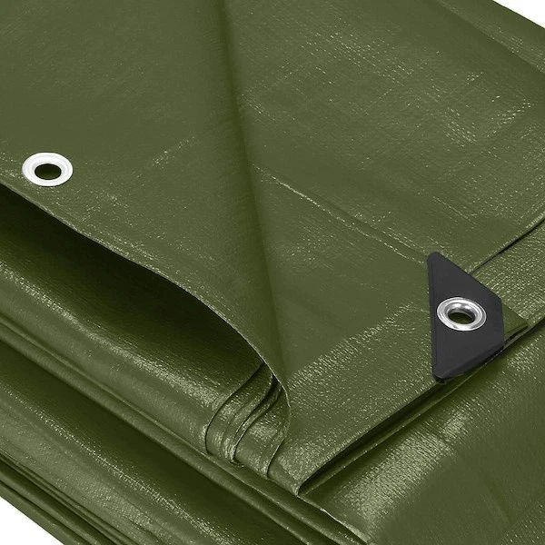 Брезент Springos 4 x 6 м 120 г/м2 Зелений (GA2130) - зображення 7