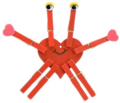 Zestaw kreatywny Colorations Wooden heart ornaments Large 20 elementów 31WD12 (5710903618718) - obraz 3