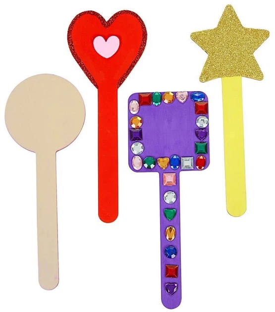 Zestaw kreatywny Colorations Wooden stick shapes 20 elementów STICK20 (191487051965) - obraz 2