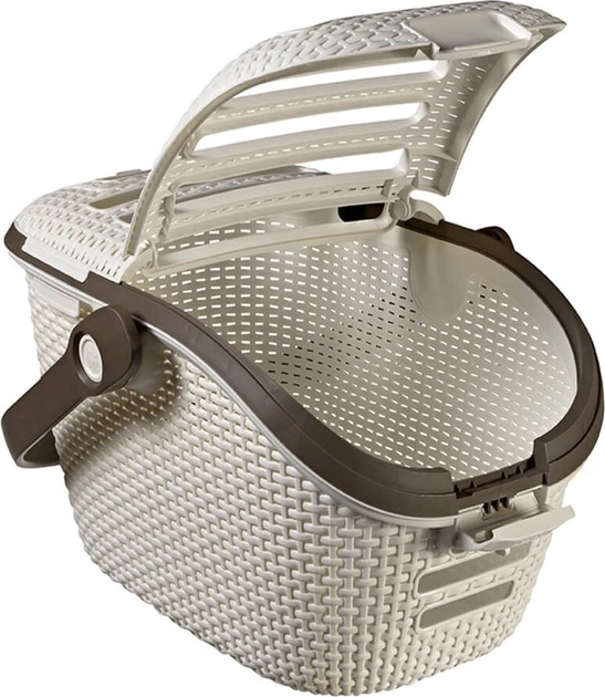 Transporter dla zwierząt Curver Petlife Krem-Braz 198861 (3253920616012) - obraz 2