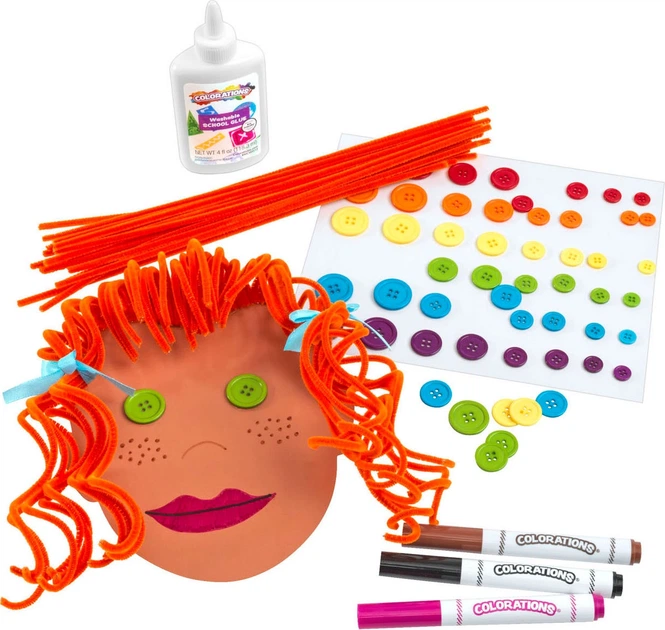 Креативний набір Colorations Малюй як я: Форми обличчя 24 елементи 6040004 (191487039772) - зображення 3