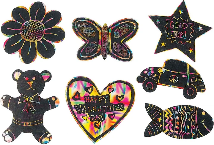 Набір фігурок для скребкування Colorations 98 шт 6040529 (5710903519701) - зображення 2