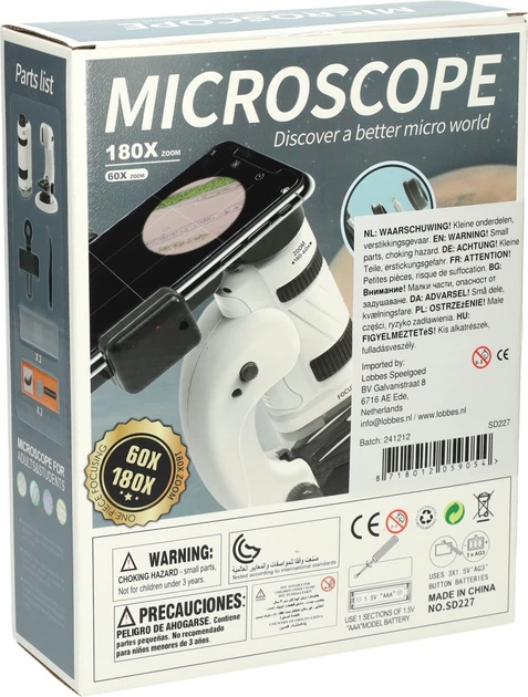 Іграшковий набір Jumbo Мікроскоп 7920723 (8718012059054) - зображення 2