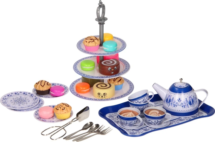 Zestaw do herbaty ZHONGJIEMING TOYS z piętrowym stojakiem 7910976 (8718012055858) - obraz 5