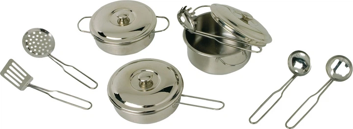 Zestaw do zabawy Small Foot patelnie metalowe 5410729 (4020972089533) - obraz 2