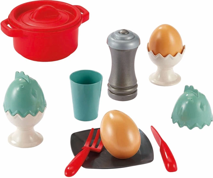 Іграшковий набір Ecoiffier 100% Chef посуд у коробці 1430579 (3280250126980) - зображення 3