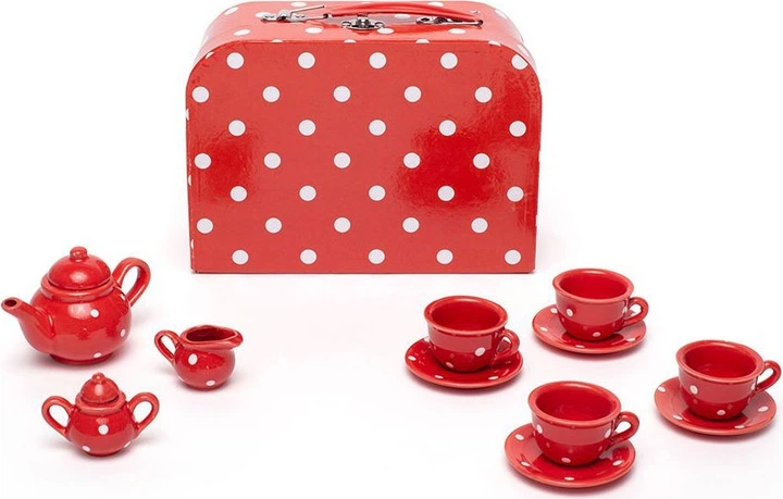Zestaw do herbaty Bigjigs Toys w futerale porcelanowy 2999861 (691621246139) - obraz 4