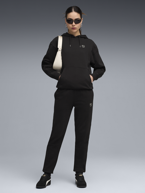 Спортивные штаны женские Puma Ess Elevated Sweatpants Tr Cl 69185801 S Black (4069162442147) - изображение 3