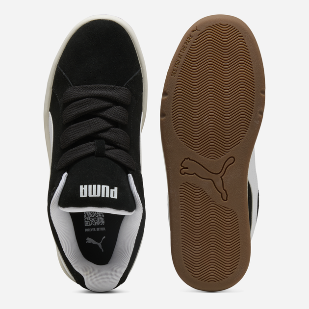Женские кеды замшевые низкие Puma Park Lifestyle Easy 40070714 37.5 (4.5UK) 23.5 см Black/White/Gum (4069161778278) - изображение 4