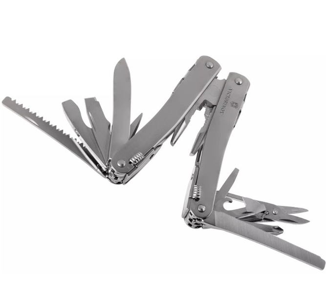 Мультитул Victorinox SwissTool Spirit X Plus Ratchet 36 функций 105 мм бит нейлоновый чехол (Vx30236.N) - изображение 4