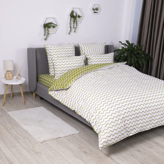 Постільна білизна ТЕП "Happy Sleep" Olive Dream, 50x70, євро - Фото 3 Постільна білизна ТЕП "Happy Sleep" Olive Dream, 50x70, євро - изображение 3