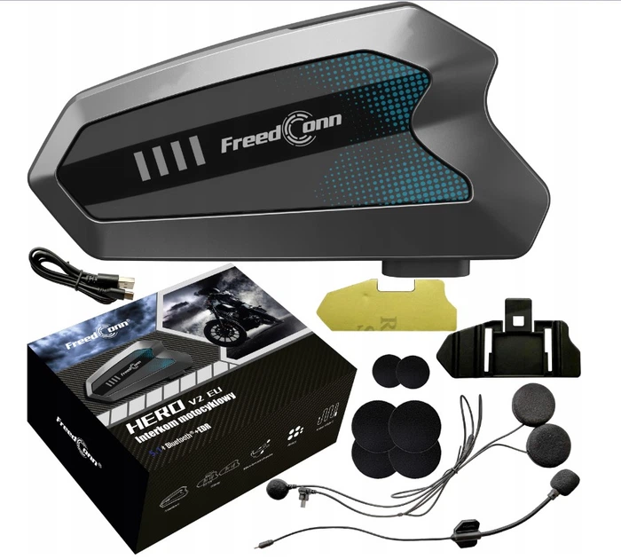 Мотогарнітура шолома FreedConn Hero V2 одиночний комплект - Фото 5 Мотогарнітура шолома FreedConn Hero V2 одиночний комплект - изображение 5
