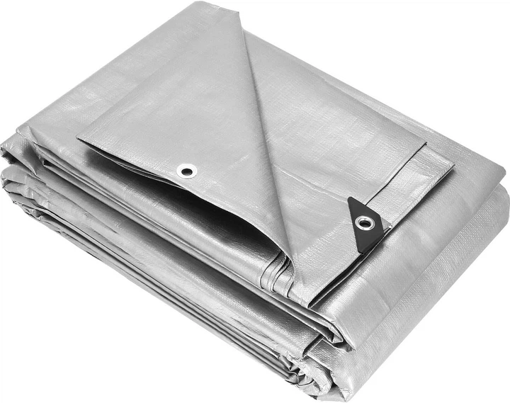 Брезент Springos 3 x 5 м 210 г/м2 Сірий (GA2146) - зображення 3