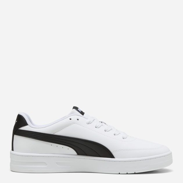 Чоловічі кеди низькі Puma Court Classic Clean 40222301 45 (10.5UK) 29.5 см White/Black (4067983728648) - Фото 1 Чоловічі кеди низькі Puma Court Classic Clean 40222301 45 (10.5UK) 29.5 см White/Black (4067983728648) - зображення 1