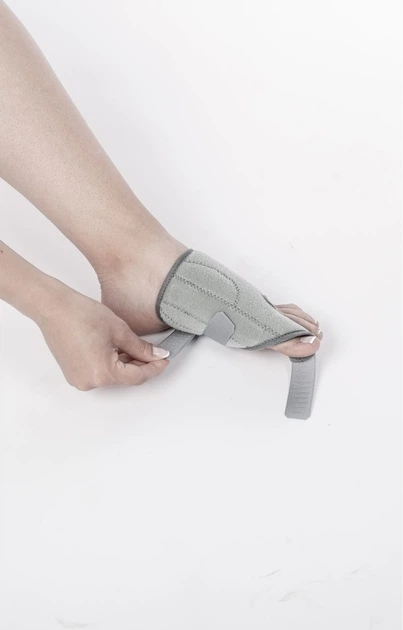 Бандаж фиксирующий для большого пальца стопы Hallux Valgus Brace UNI, ORT-90105, Orthoteh (Болгария) (UNI правий) - изображение 4