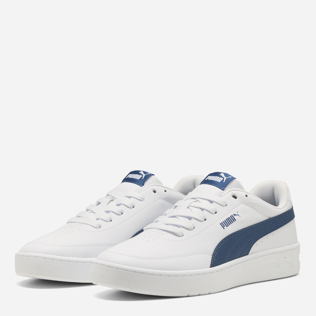 Мужские кеды низкие Puma Court Classic Clean 40222313 47 (12UK) 31 см White/Dark Indigo (4069156872400) - изображение 2